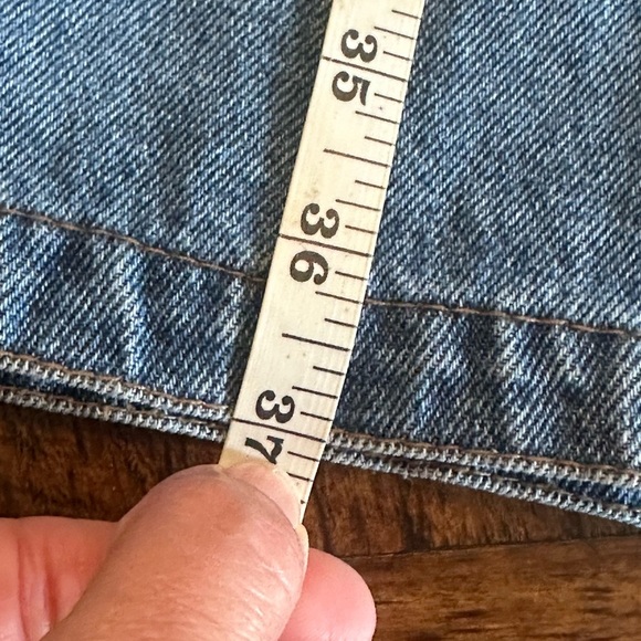 CMC | Vintage Denim Maxi Skirt with Side Button Detail, Size M - Picture 9 of 10